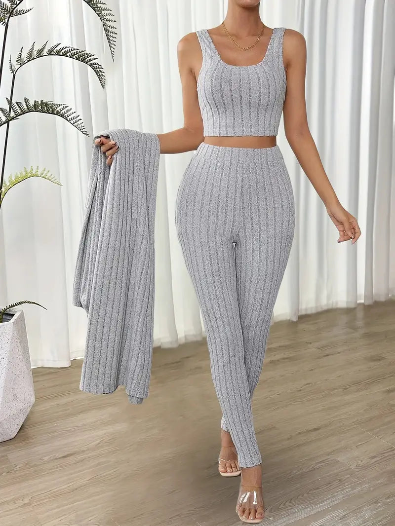 Edmonton Essence™ | Chic Three-Piece Jumpsuit
