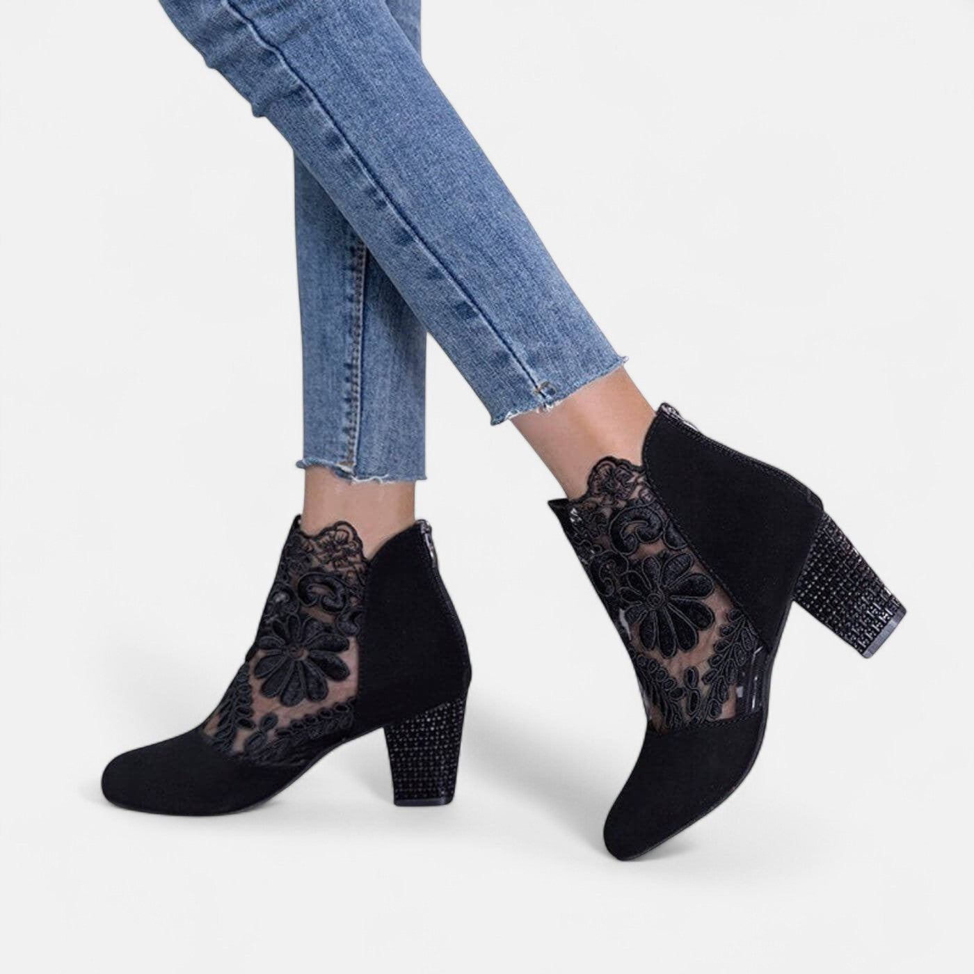 Edmonton Essence™ | Chic High Heel Ankle Boots