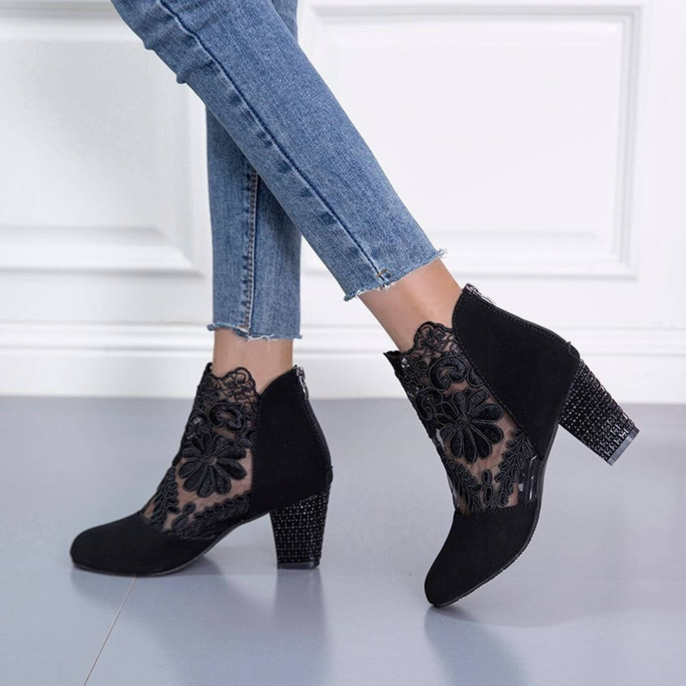 Edmonton Essence™ | Chic High Heel Ankle Boots