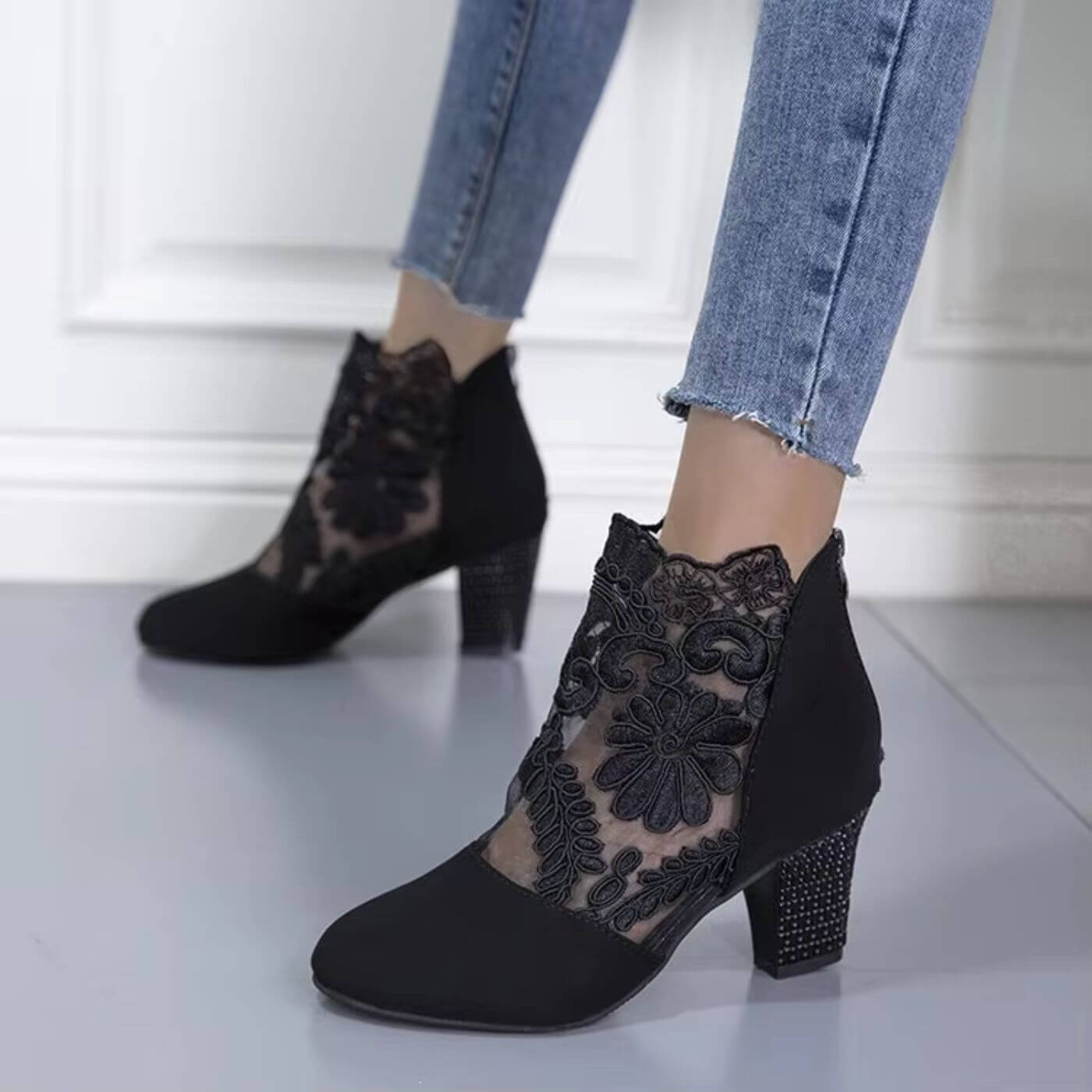 Edmonton Essence™ | Chic High Heel Ankle Boots
