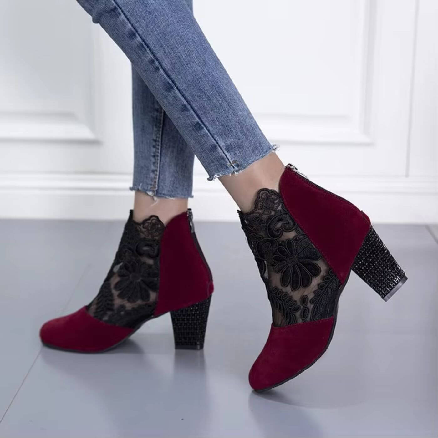 Edmonton Essence™ | Chic High Heel Ankle Boots
