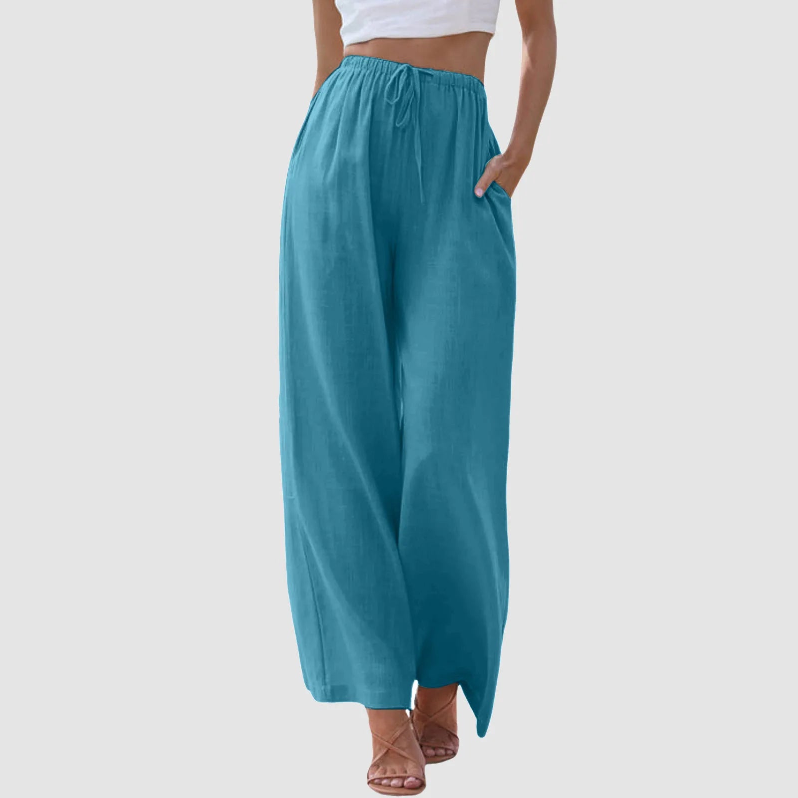 Edmonton Essence™ | High-Waisted Wide Leg Pants