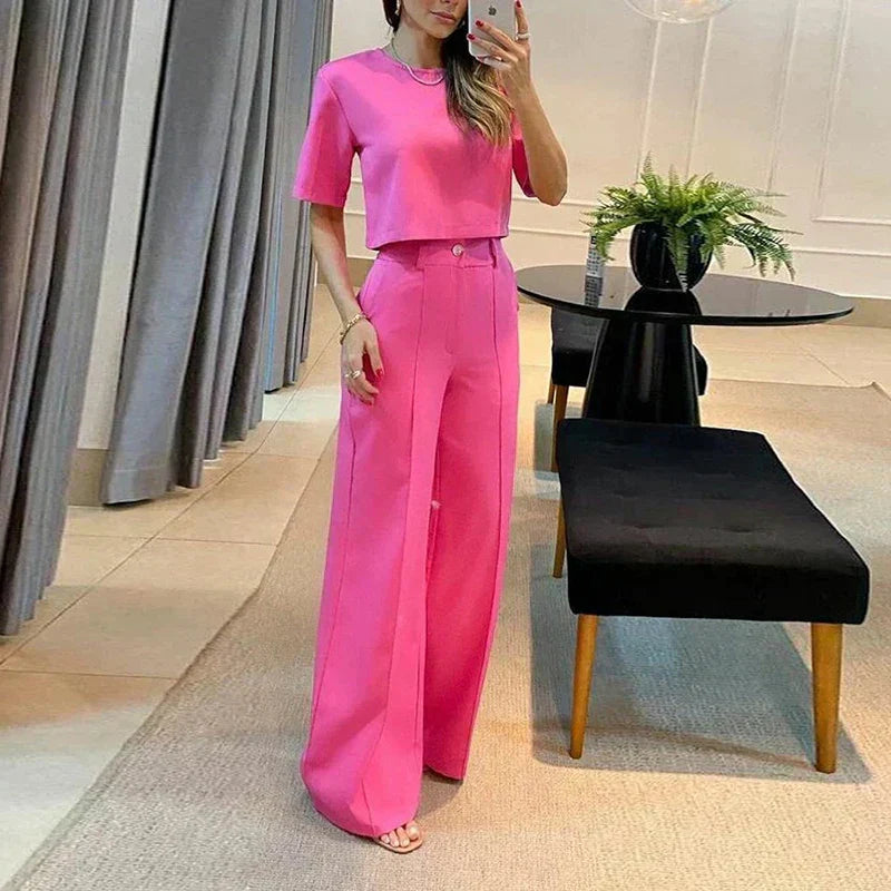 Edmonton Essence™ | Chic Top & Pants Set