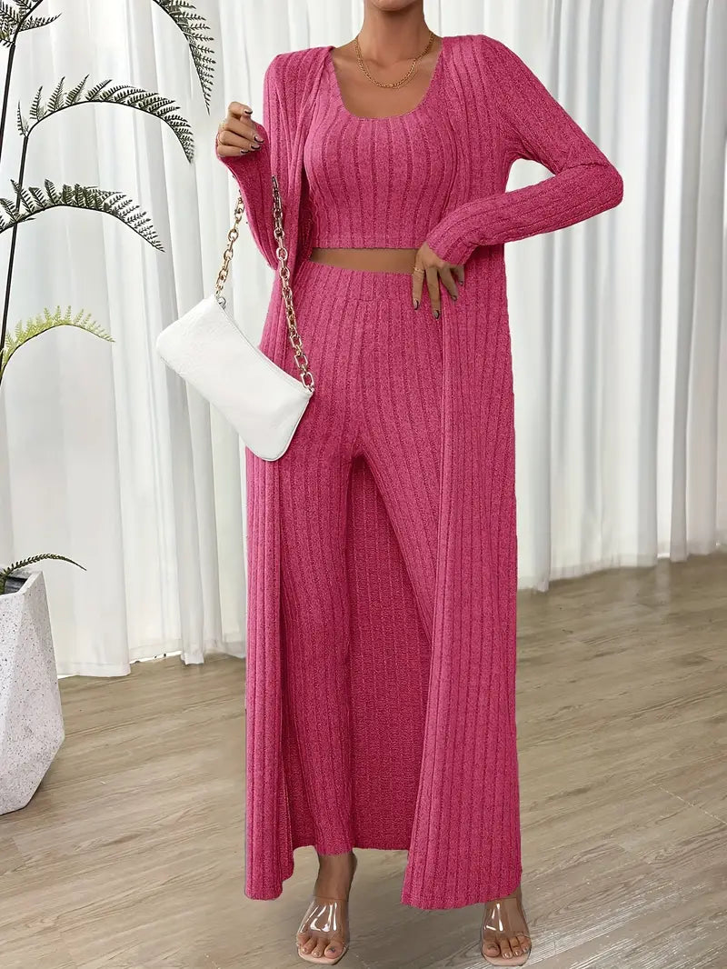 Edmonton Essence™ | Chic Three-Piece Jumpsuit