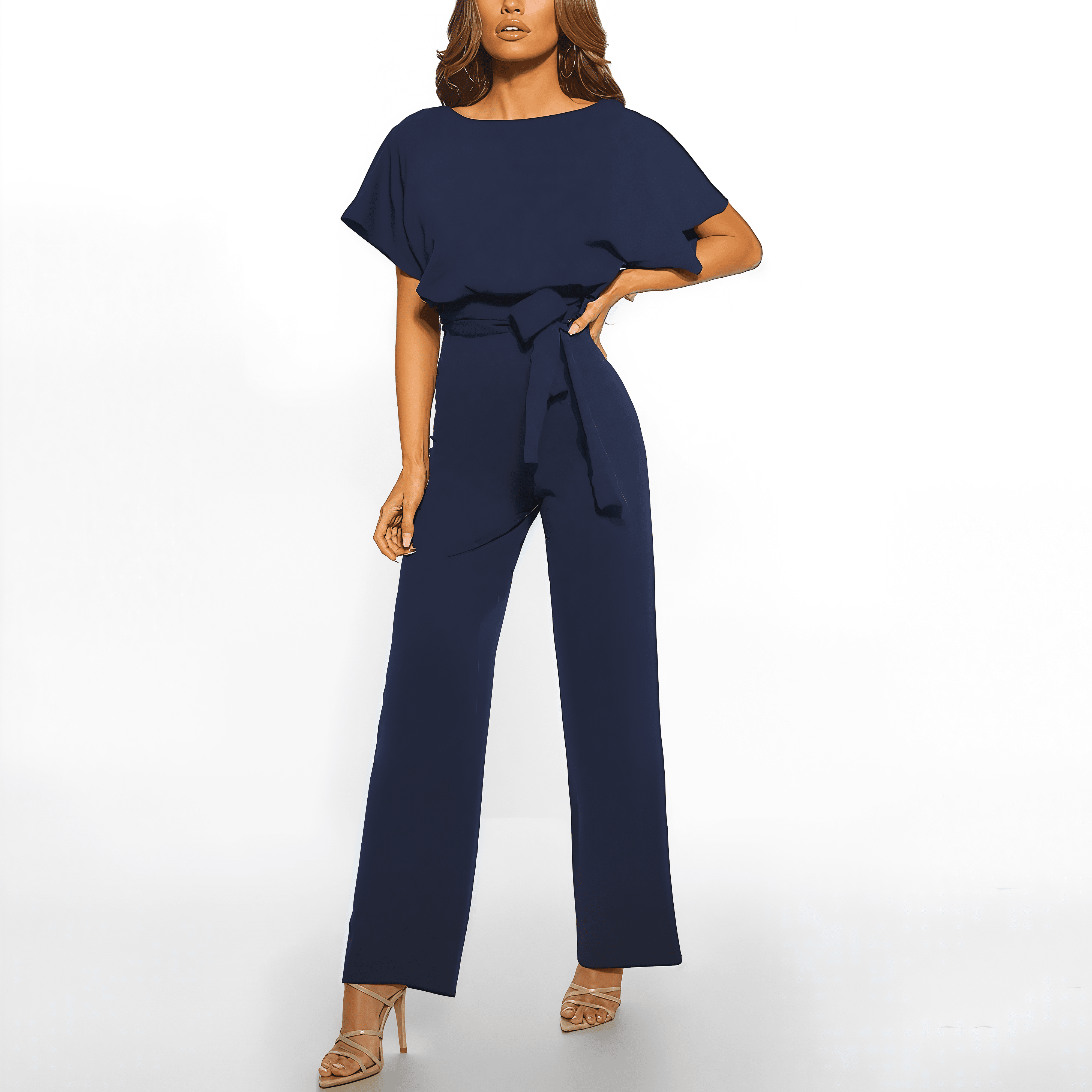 Edmonton Essence™ | Stylish Jumpsuit with Belt
