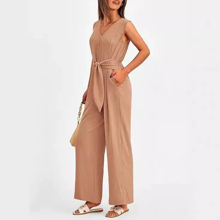Edmonton Essence™ | Lightweight Waist Knot Jumpsuit