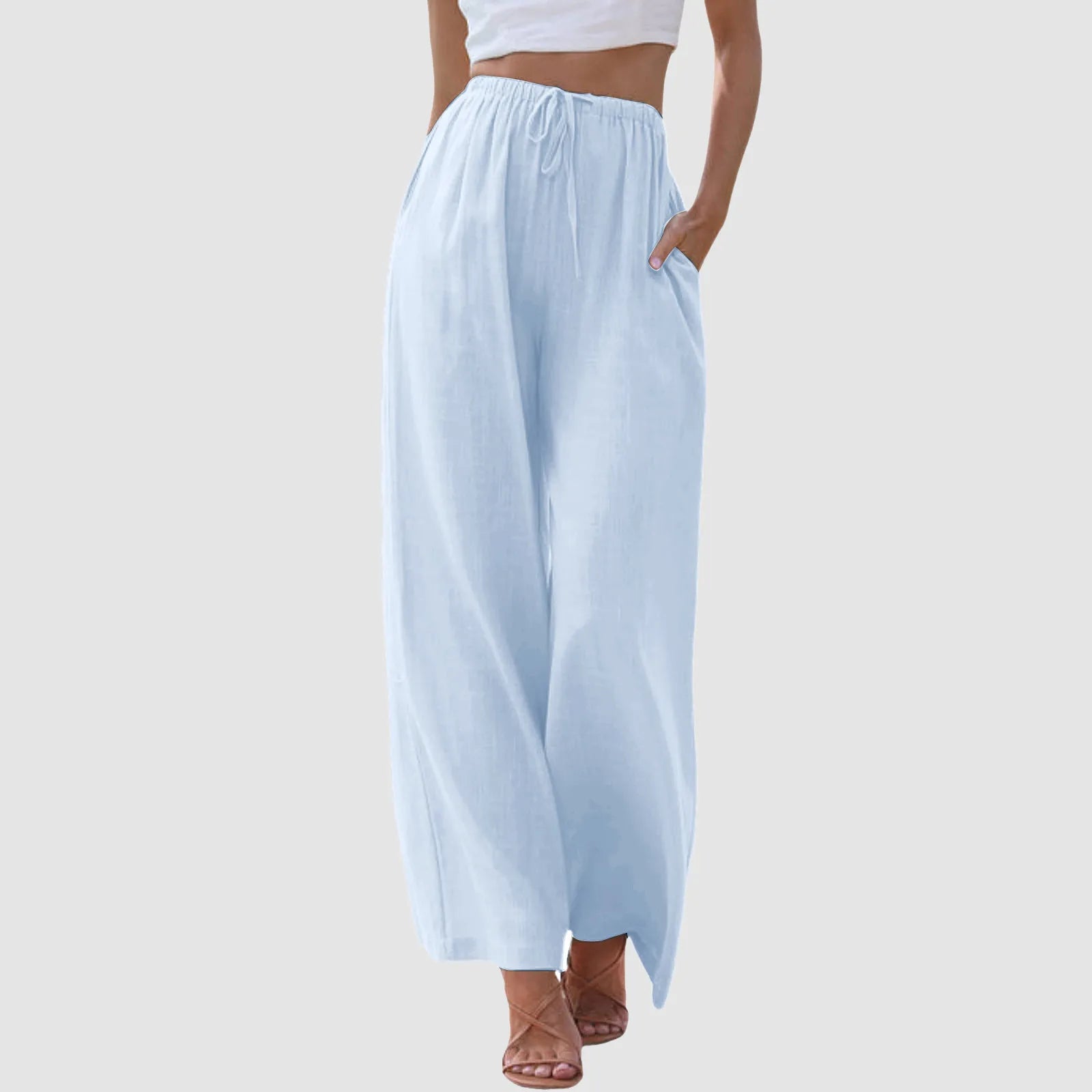 Edmonton Essence™ | High-Waisted Wide Leg Pants
